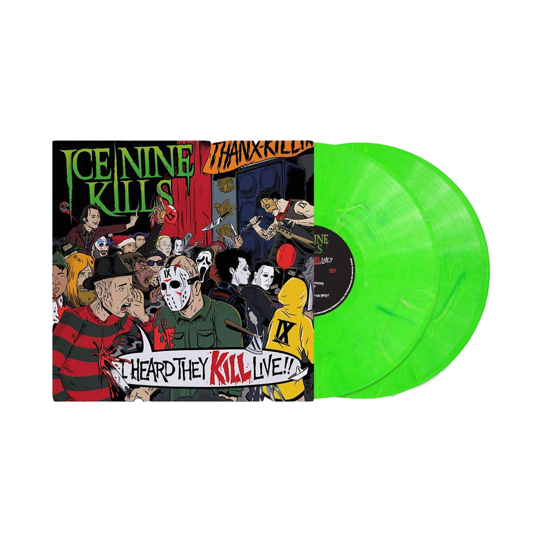 "I Heard They KILL Live" Neon Green Marble Vinyl