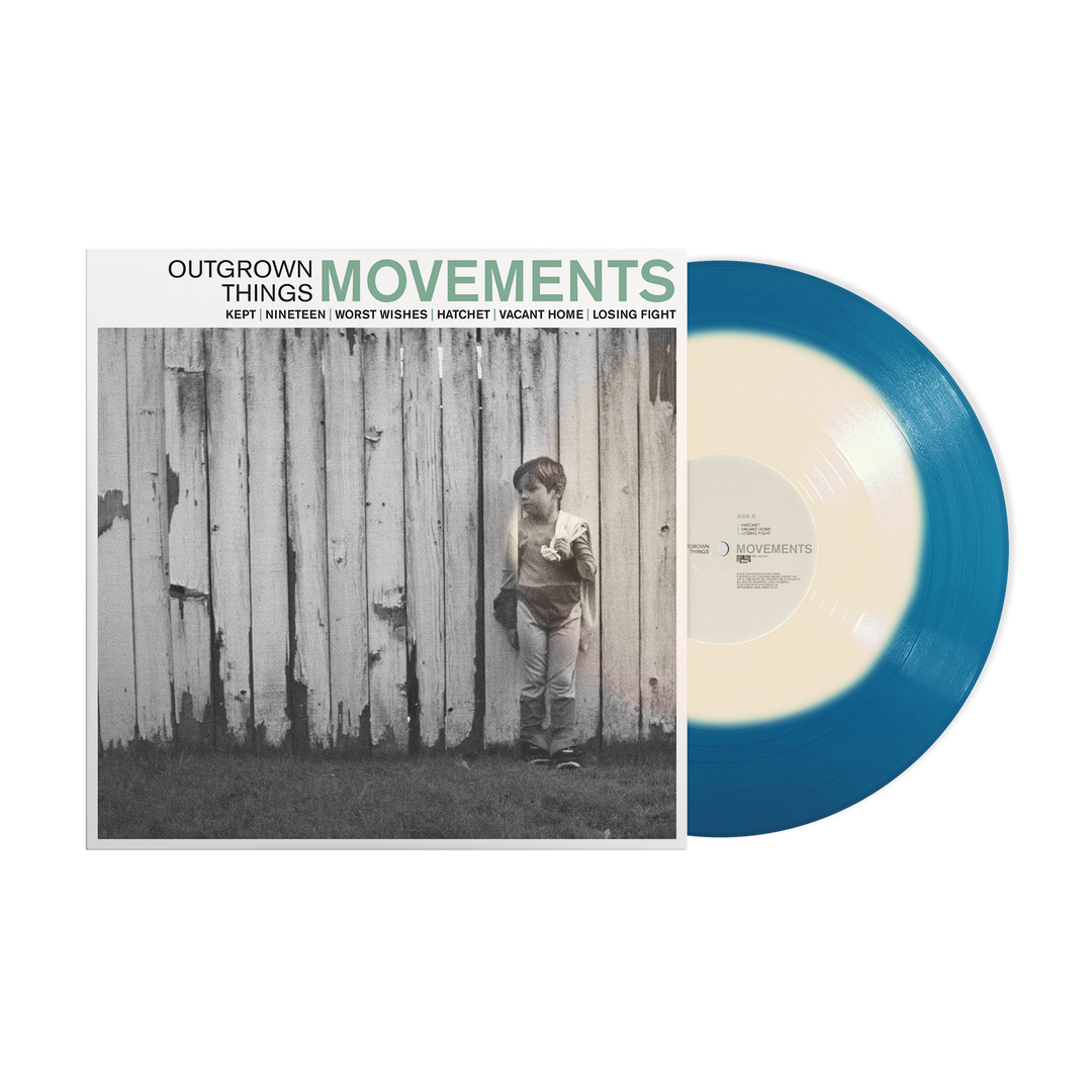 "Outgrown Things" Bone w/Aqua 10" Vinyl