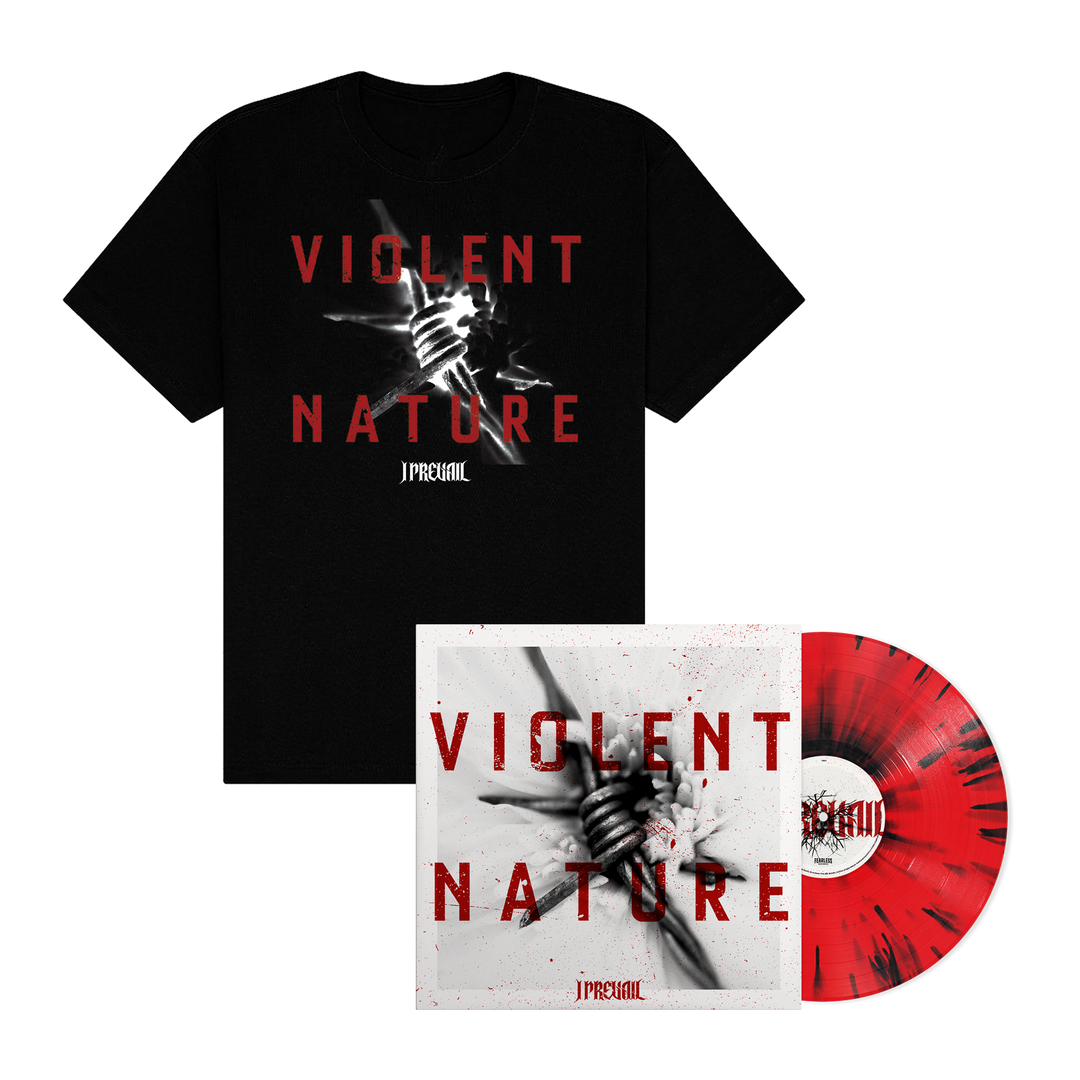 “Violent Nature” Album Cover T-Shirt + Violent Nature Vinyl
