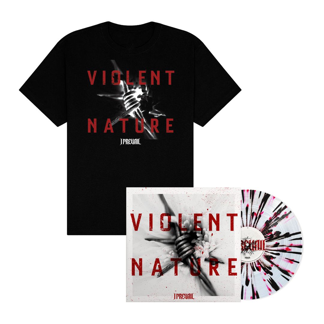 “Violent Nature” Album Cover T-Shirt + Annihilate Me Vinyl