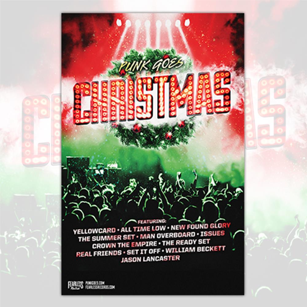 Fearless Records Punk Goes Christmas Poster Fearless Records