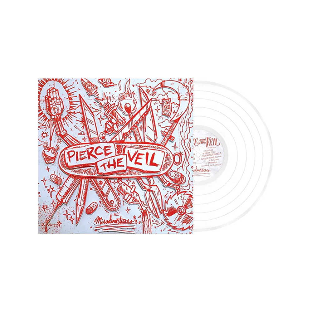 medlem Australien Pirat Pierce the Veil – "Misadventures" Opaque White Vinyl – Fearless Records