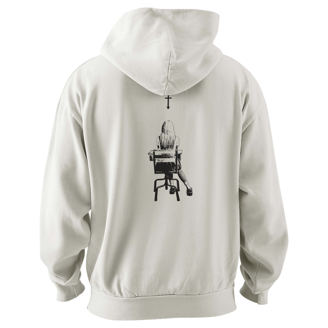 "Dear God Stencil" Hoodie - View 3