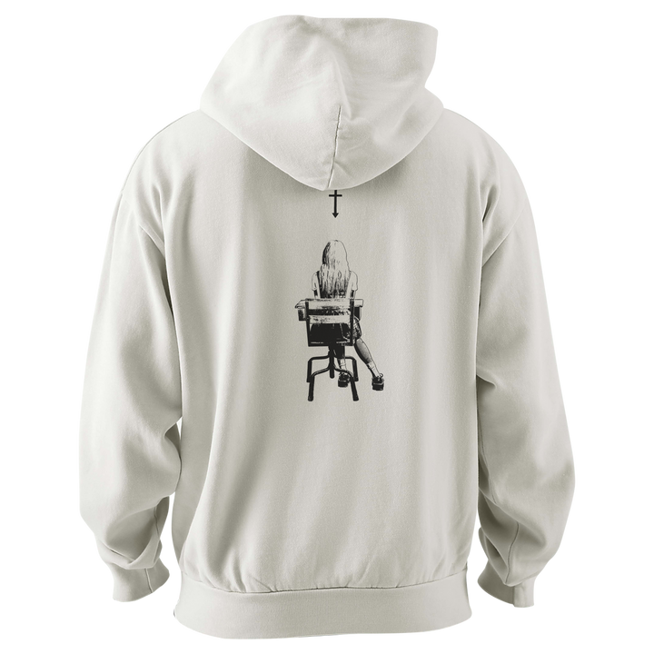 "Dear God Stencil" Hoodie — Image 3 of 3