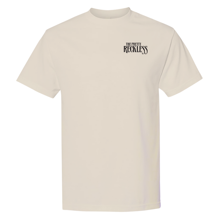 "Cross Track List" Ivory T-Shirt — Image 2 of 3