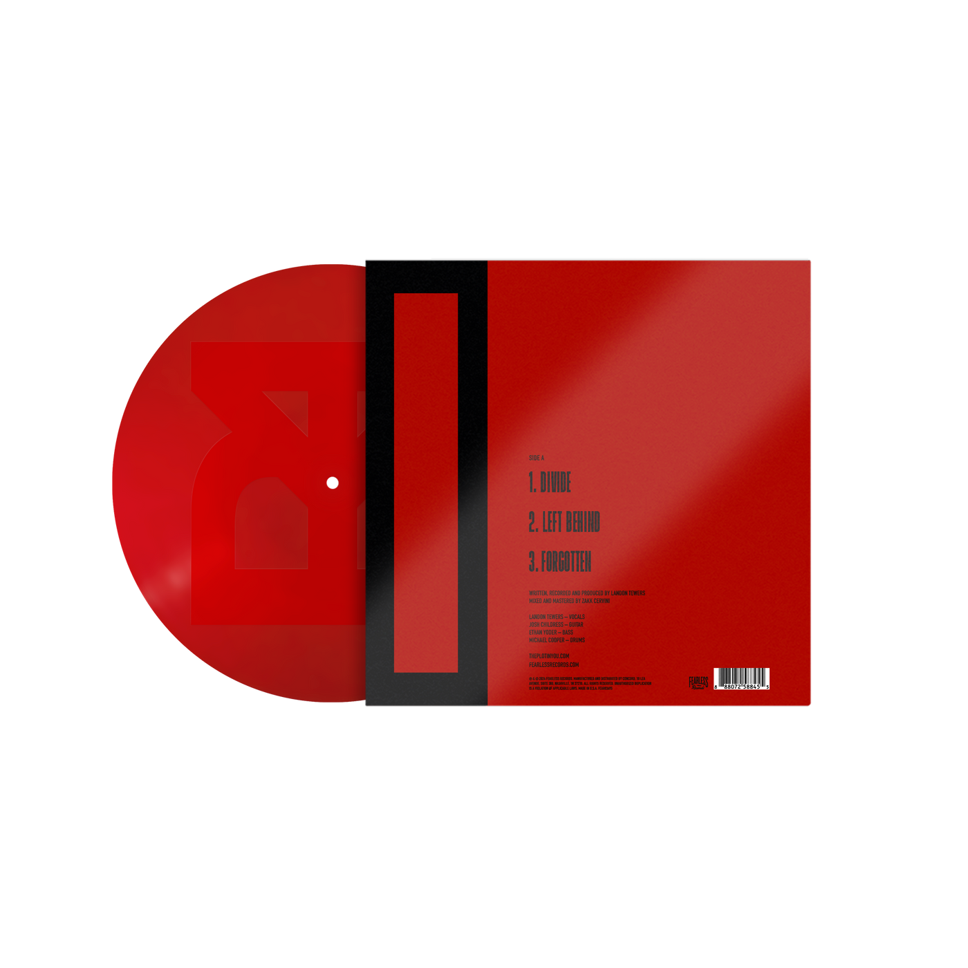 The Plot In You – Vol. 1 Red Opaque 10 Vinyl – Fearless Records