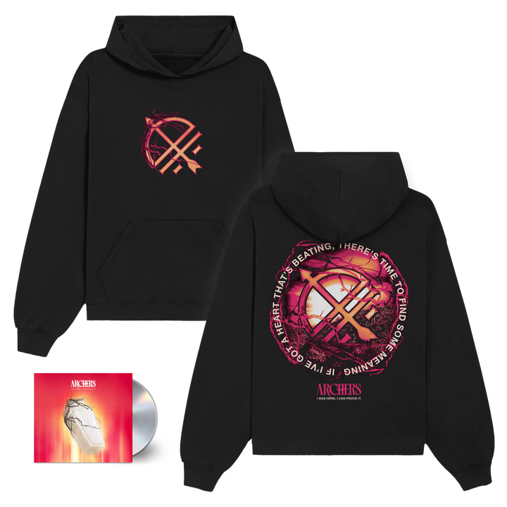 "I Was Here, I Can Prove It" CD + "Symbol Branches" Hoodie — Image 1 of 4