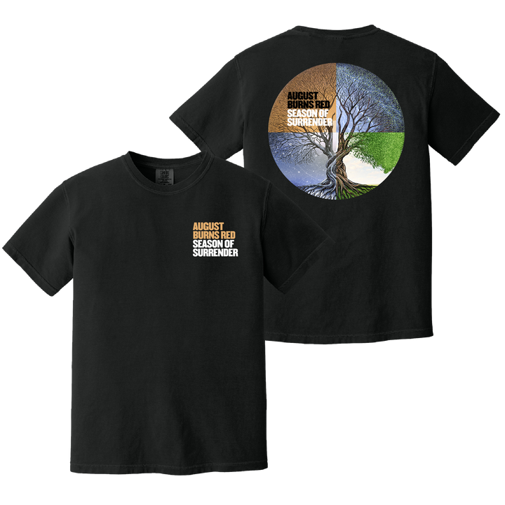 "Circle of Seasons" T-Shirt + "Season Of Surrender" Black Vinyl — Image 3 of 3