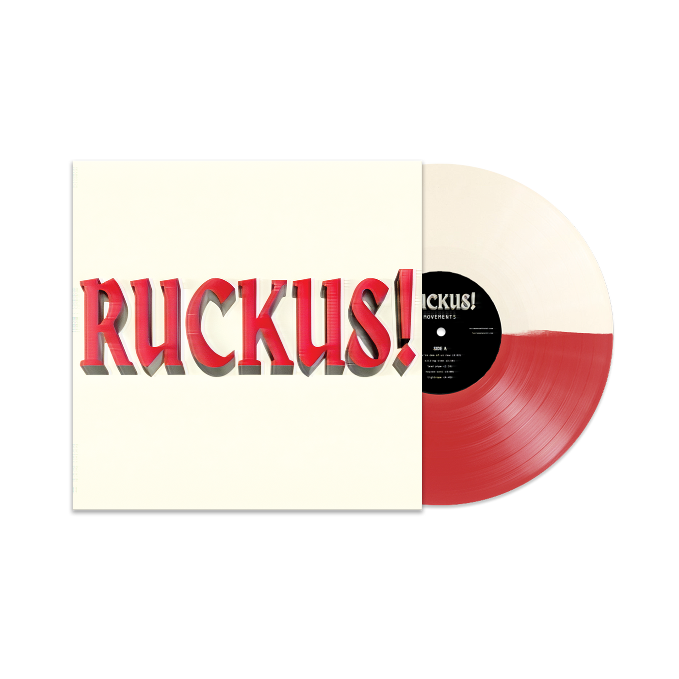 "RUCKUS!" Ruby / Bone Vinyl