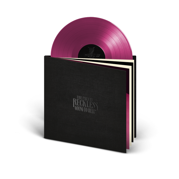 Going To Hell 10th Anniversary Hard Back Coffee Table Book / Opaque Plum Purple Vinyl