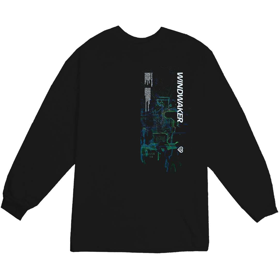 "Fractured State Of Mind Lyric" Long Sleeve T-Shirt