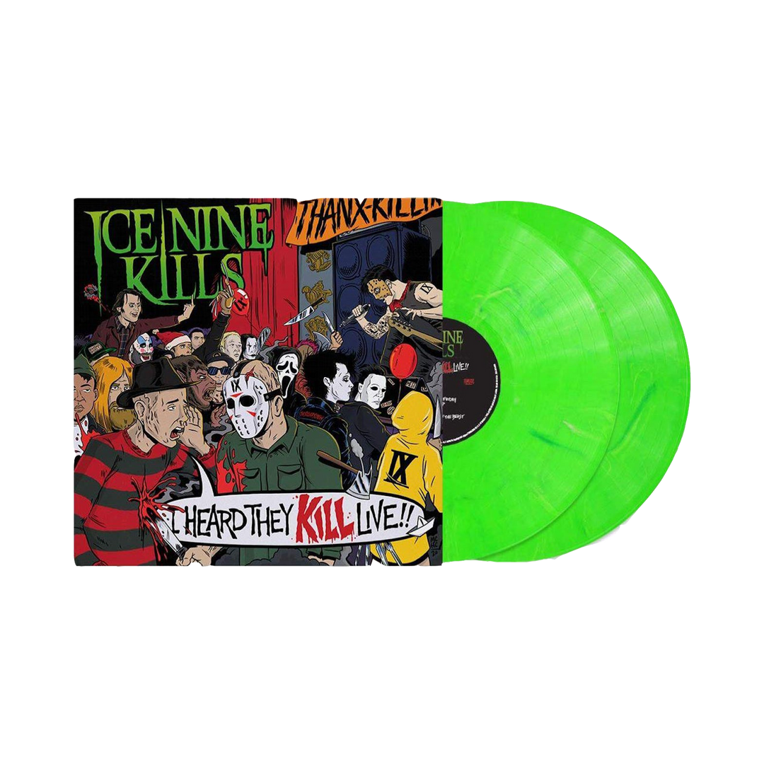 "I Heard They Kill Live" Neon Green Marble Vinyl