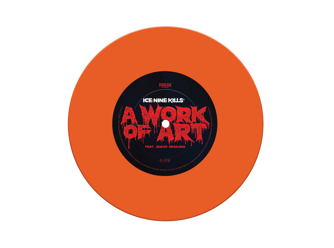 "A Work of Art" Orange 7" Vinyl