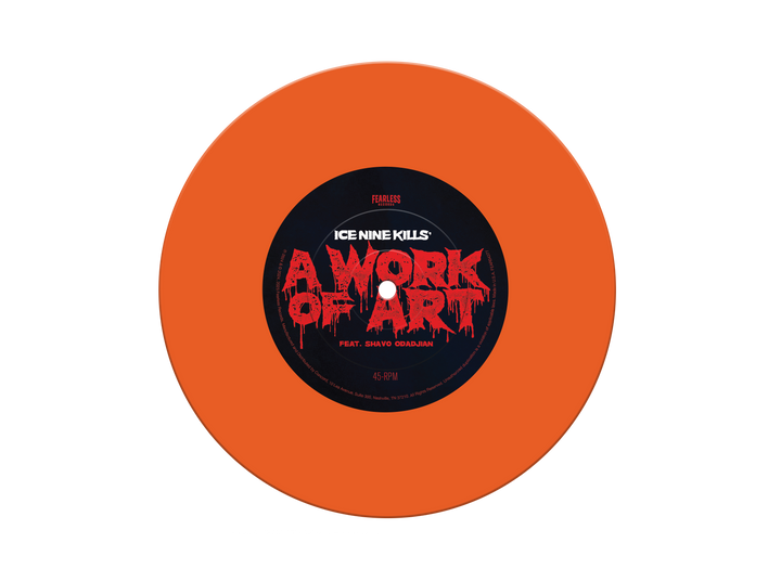 "A Work of Art" Orange 7" Vinyl