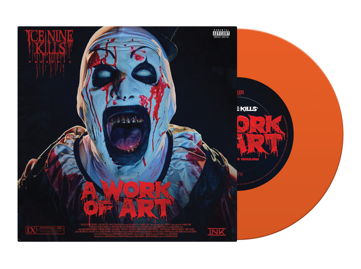 "A Work of Art" Orange 7" Vinyl