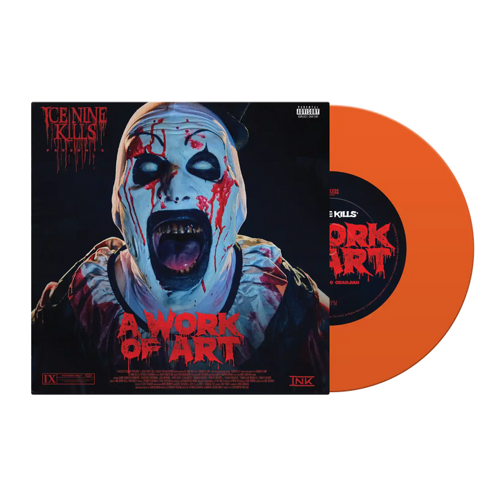 "A Work of Art" Orange 7" Vinyl