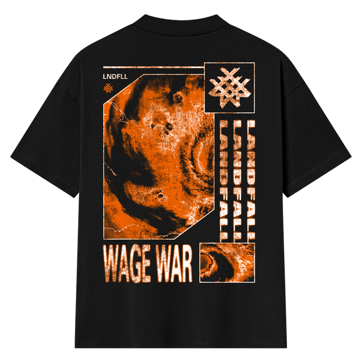 "LNDFLL Storm" Black T-Shirt — Image 2 of 2