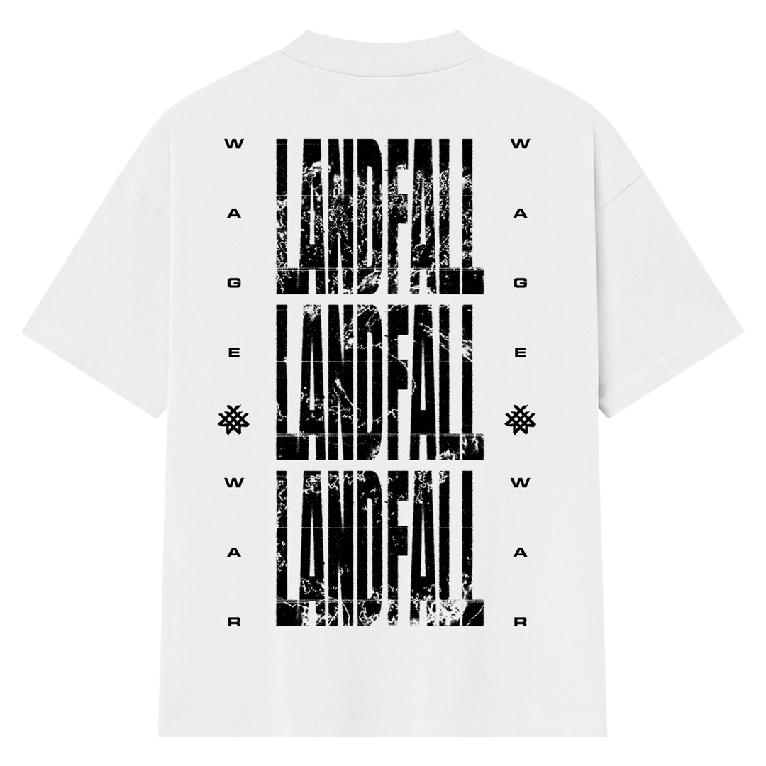 "Landfall Multiple" White T-Shirt - View 2