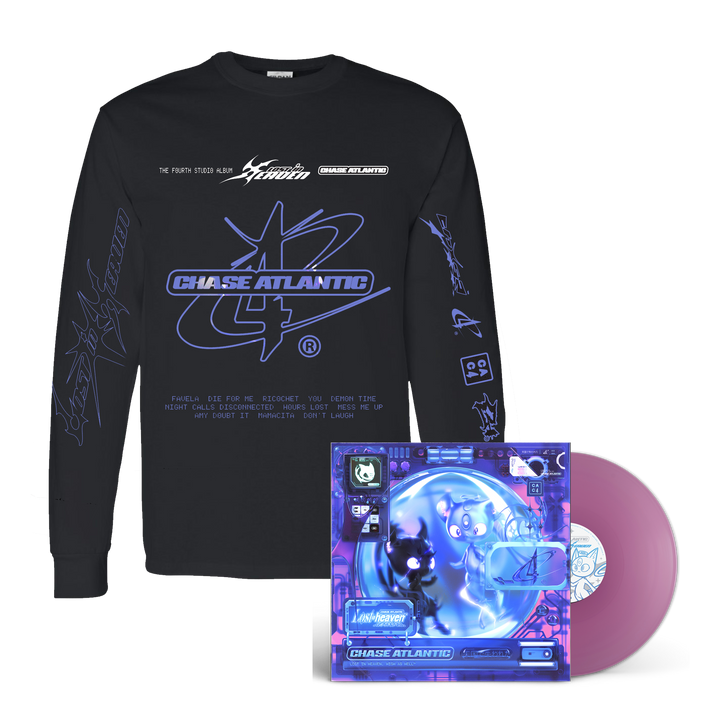 LOST IN HEAVEN Opaque Violet Vinyl + "Super Brand" Long Sleeve T-Shirt