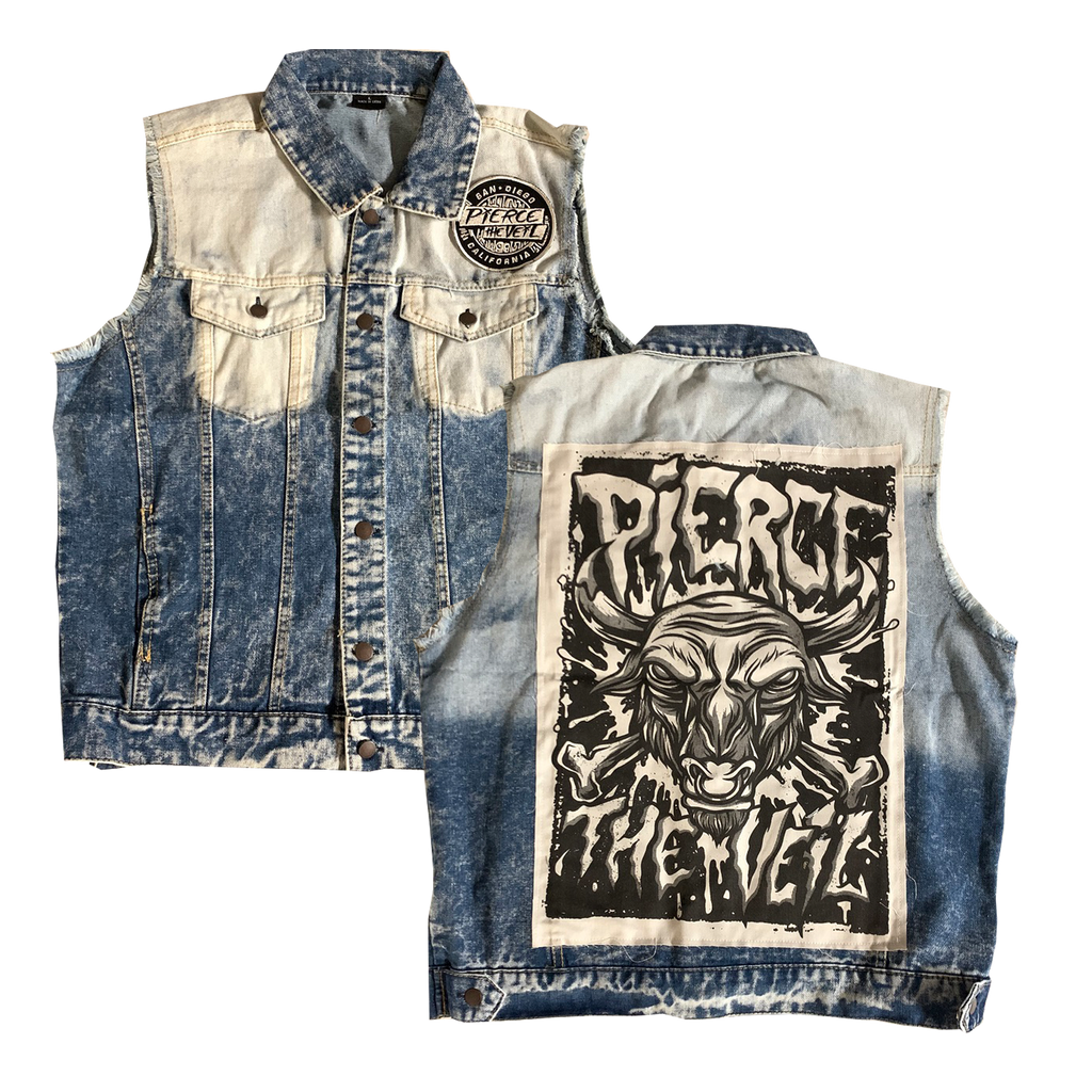 ジャケット・アウター Bibiy MATHILDA PEPURAMU DENIM VEST Pierce the Veil – Pierce The Veil 