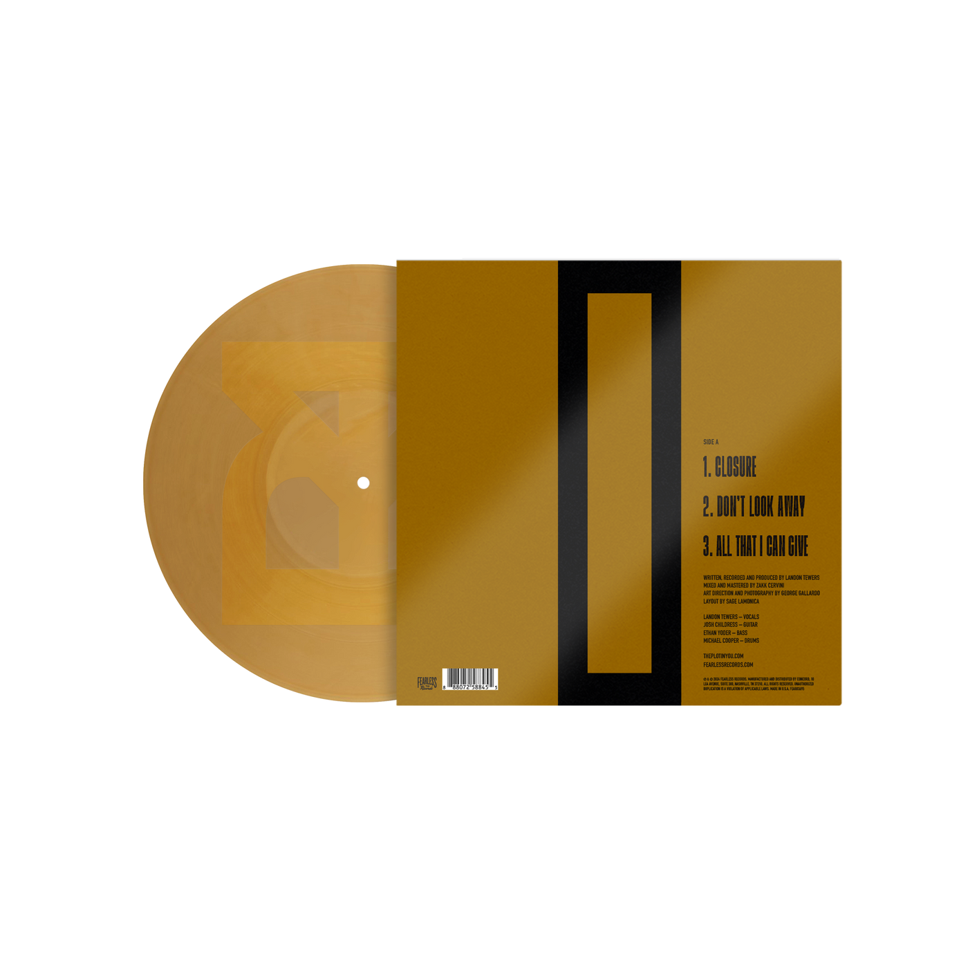 "Vol. 2" Transparent Champagne 10" Vinyl