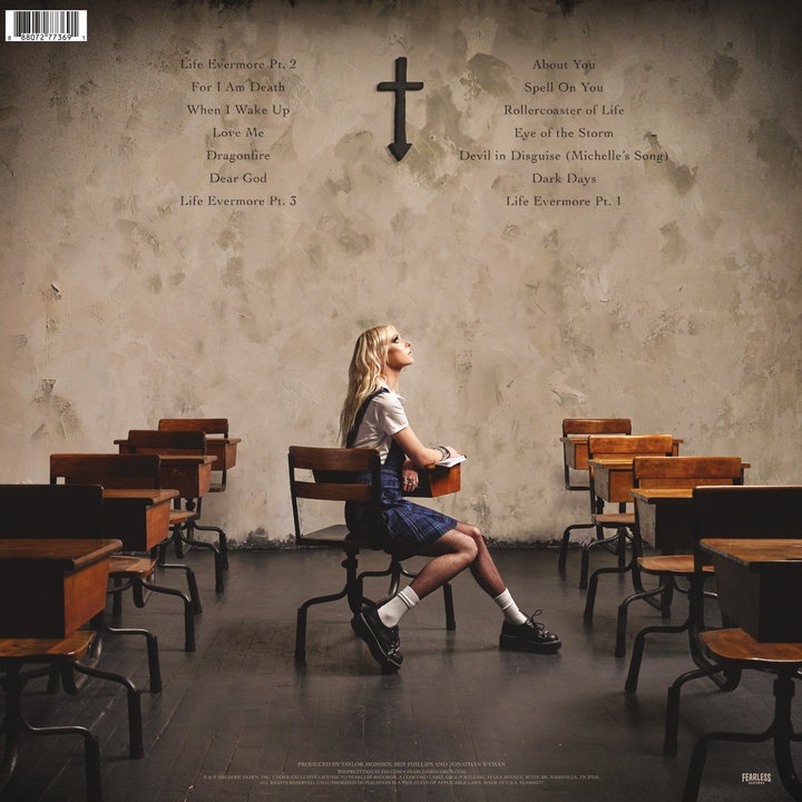 "Dear God" SIGNED Hardwood Vinyl — Image 3 of 3