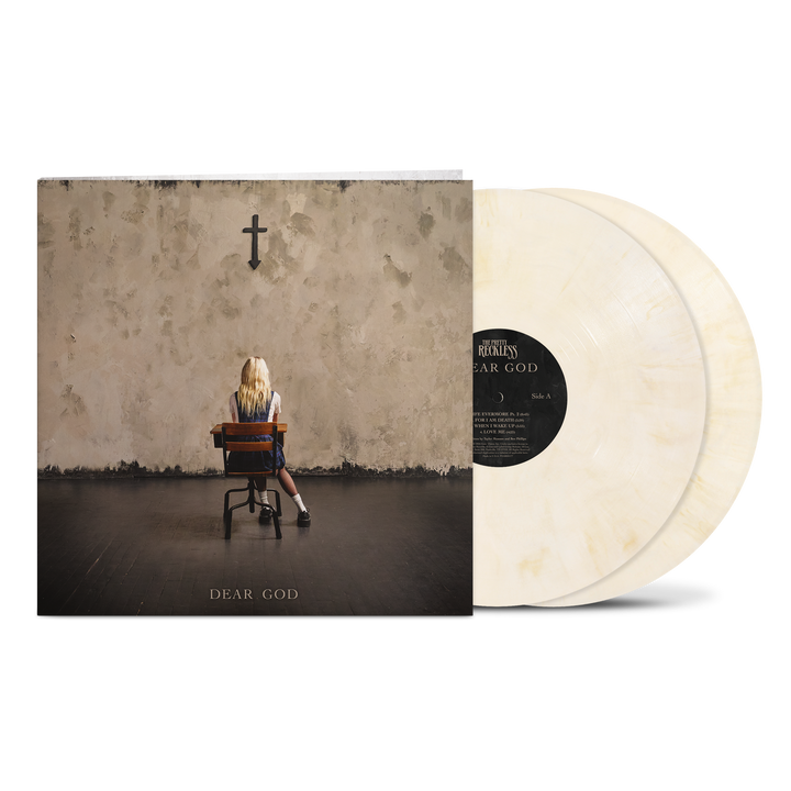 "Dear God" SIGNED Caramel Cream Vinyl — Image 1 of 3
