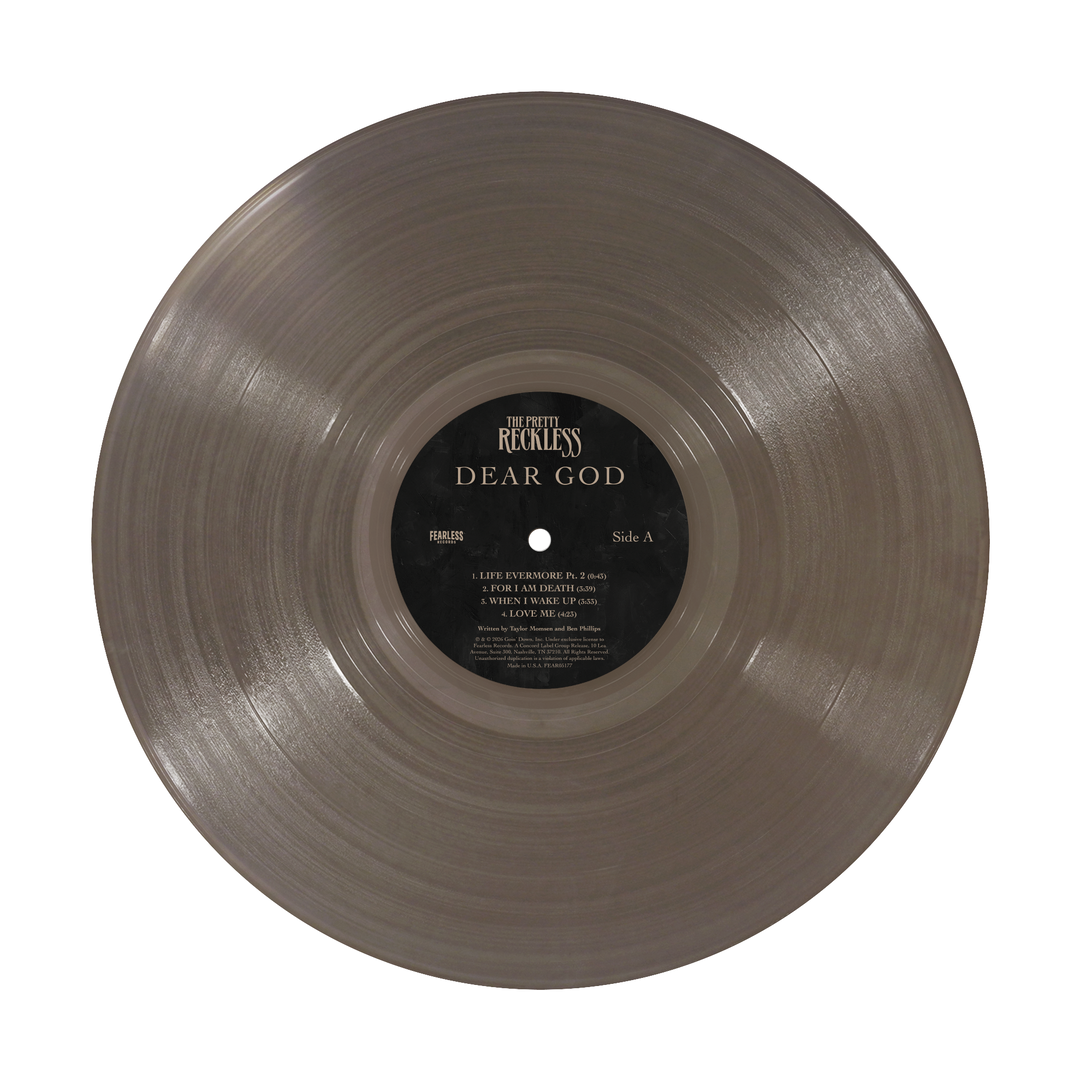 "Dear God" Translucent Black Ice Vinyl - View 2