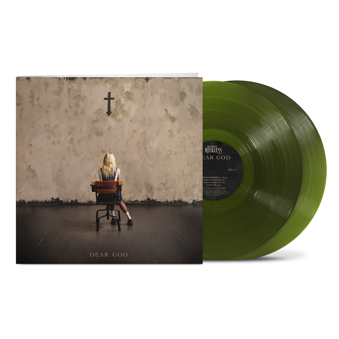 "Dear God" SIGNED Translucent Forest Green Vinyl - View 1
