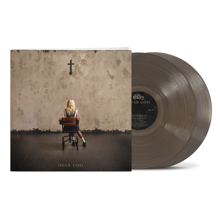 "Dear God" Translucent Black Ice Vinyl — Image 1 of 2