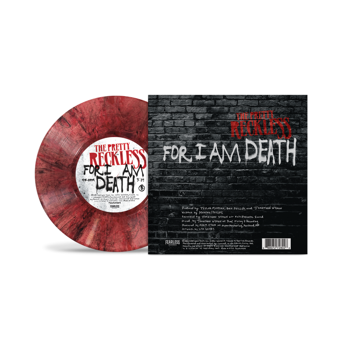 "For I Am Death" Oxblood 7" Vinyl