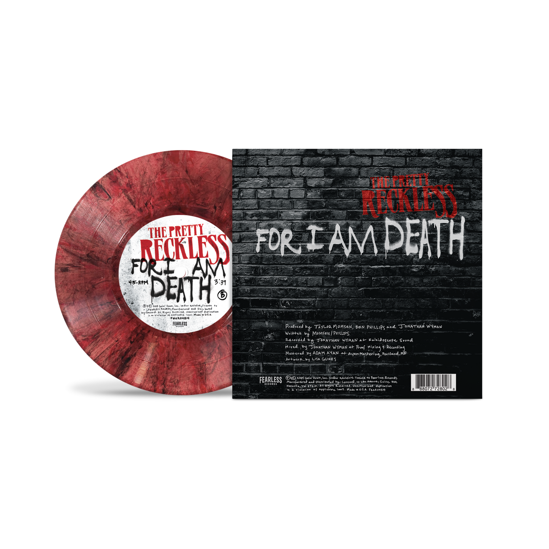 PrettyReckless_ForIAmDeath_7in