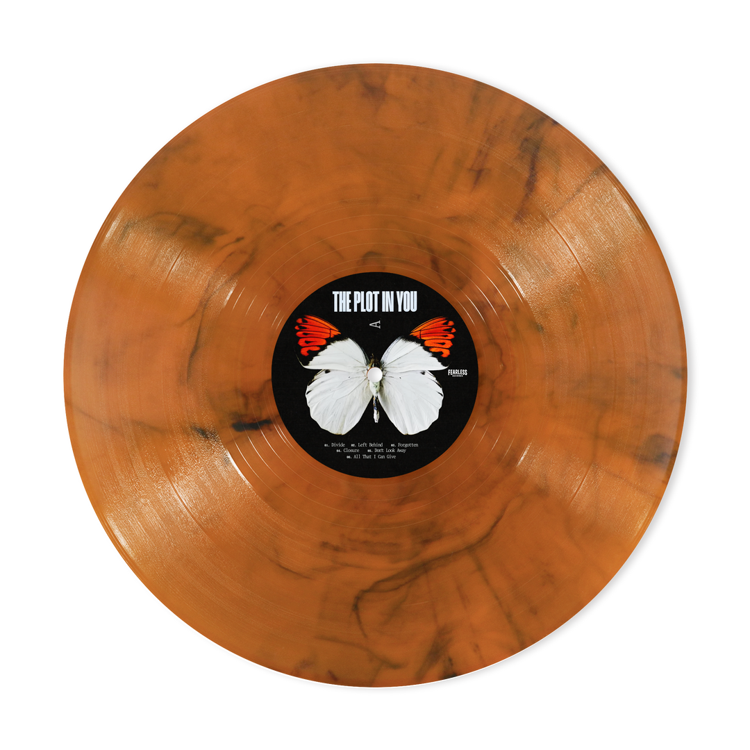 "The Plot In You" SIGNED Orange Smoke Vinyl - View 2