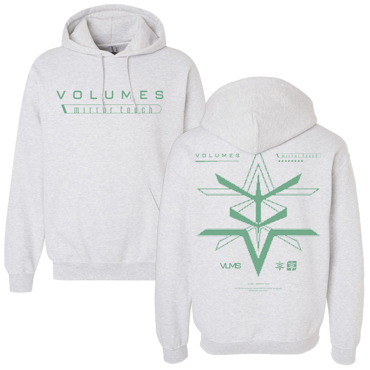 "Mirror Touch Outline" Ash Hoodie