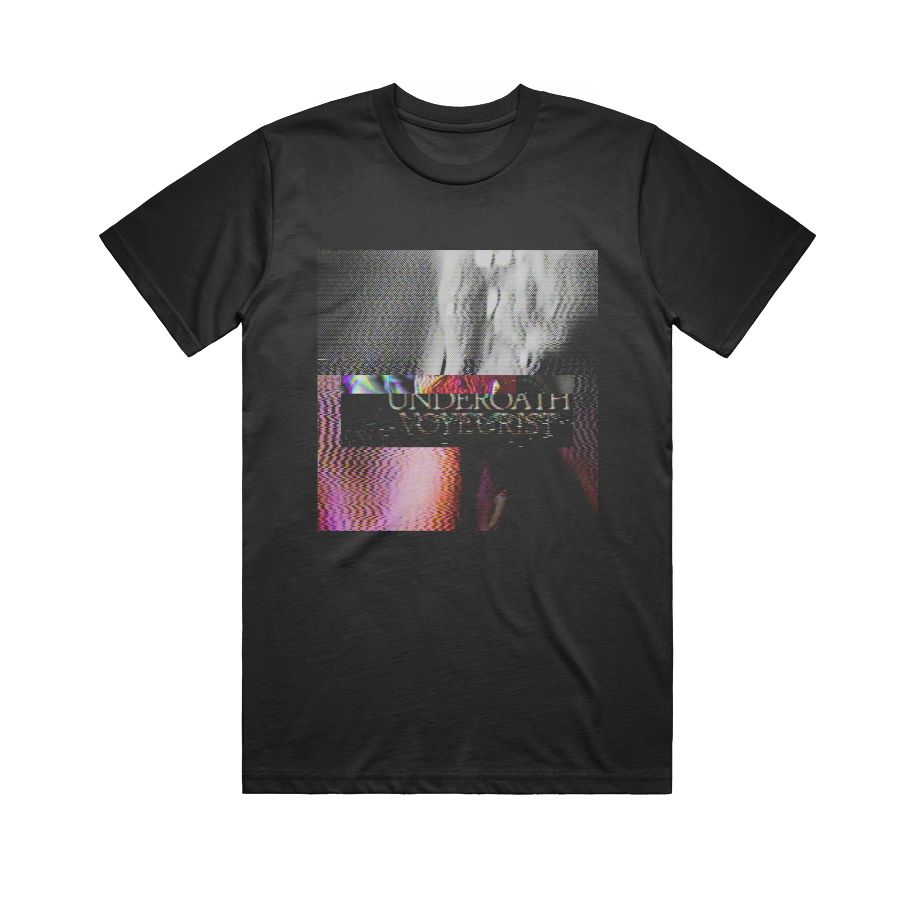 Underoath pink online x shirt