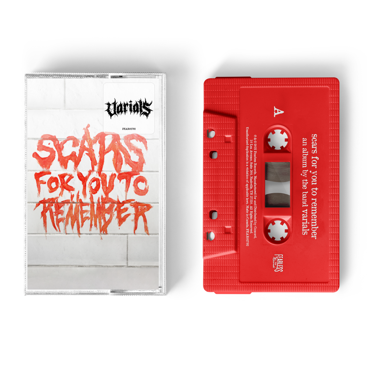 "Scars For You To Remember" Cassette