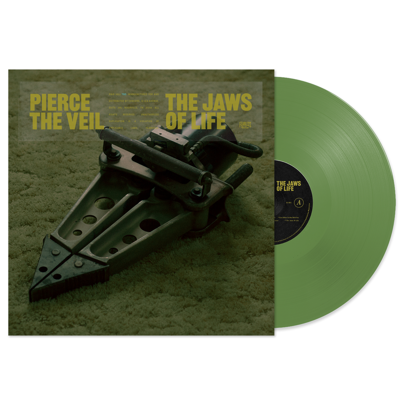 "The Jaws Of Life" Olive Green Vinyl