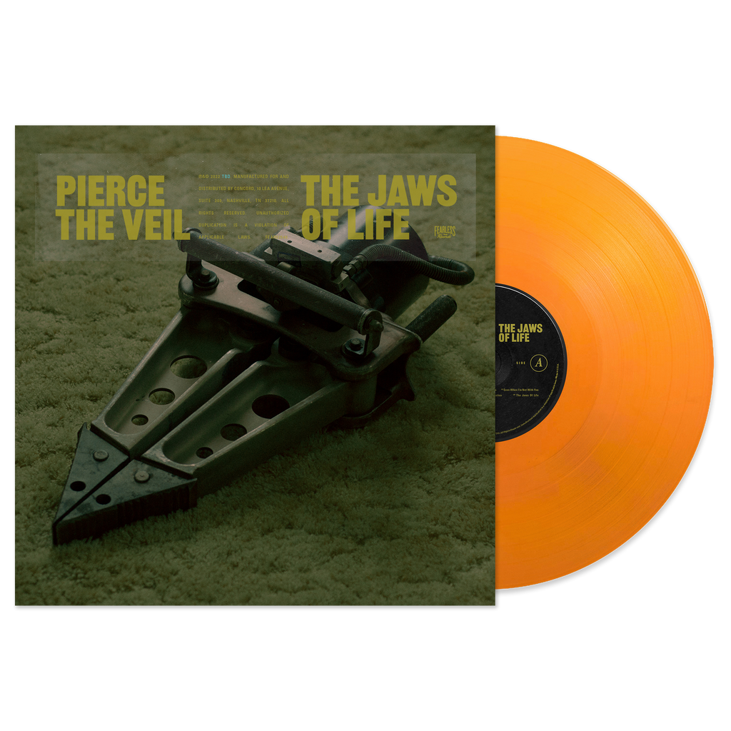 Pierce The Veil The good Jaws Of Life Vinyl LP Signed Natural Colour Assai Obi X300