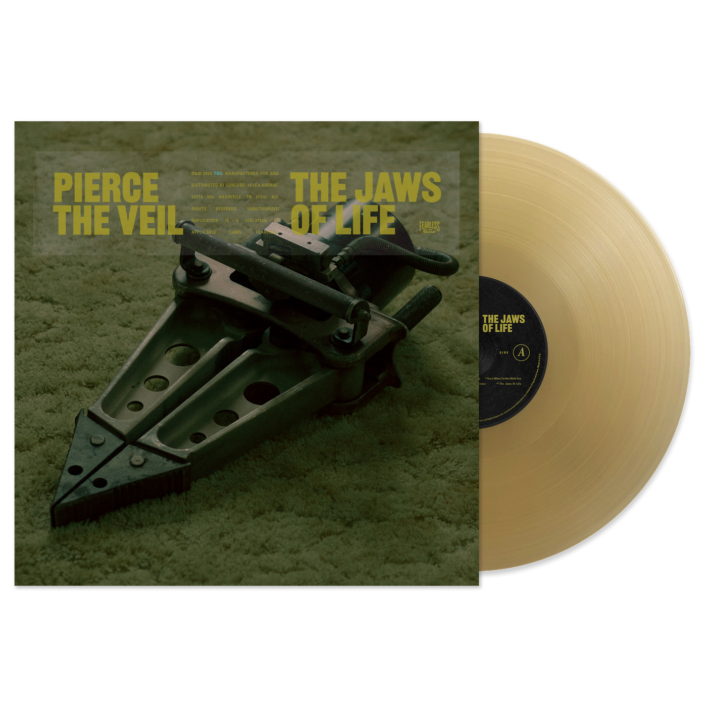 "The Jaws Of Life" Tan Vinyl