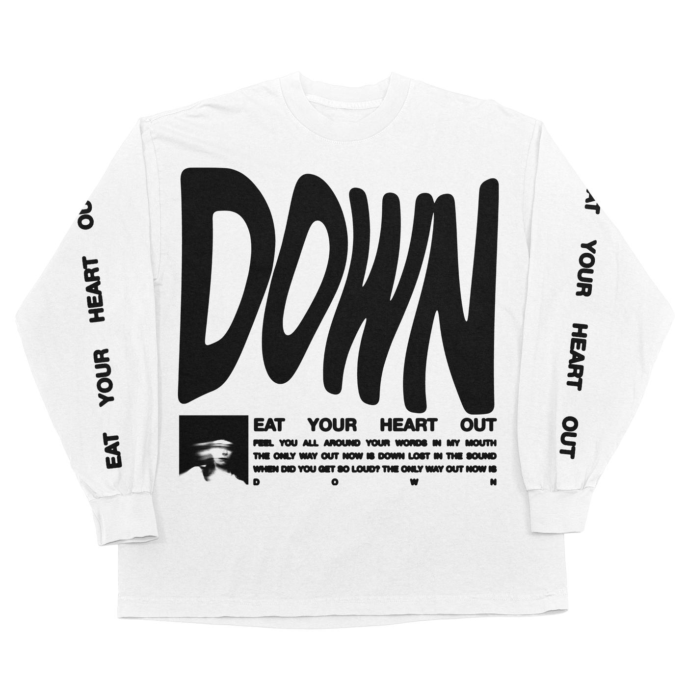 "Down" Long Sleeve T-Shirt