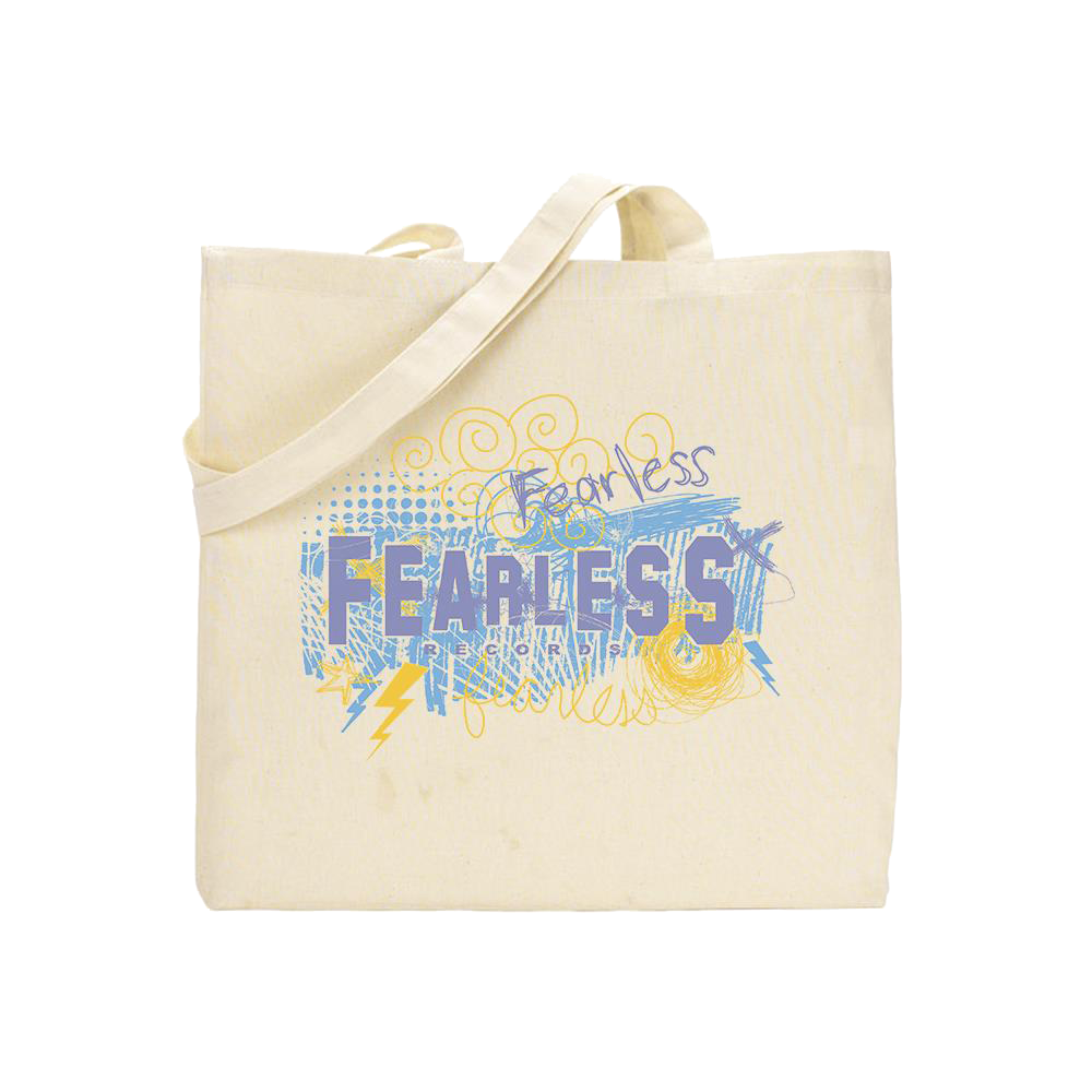 Fearless Logo Natural Tote Bag