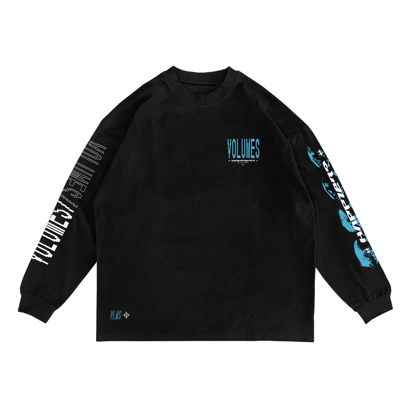"Happier? Faces" Long Sleeve T-Shirt