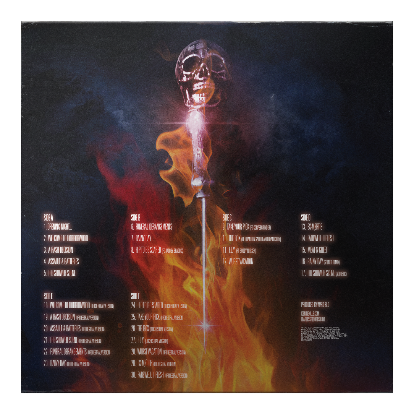 Welcome To Horrorwood: Under Fire (Deluxe Edition) Splatterwood Vinyl