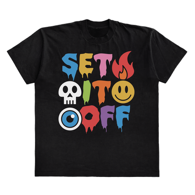 Set it Off Band Elsewhere Album Neon Essential T-Shirt for Sale by C.l S