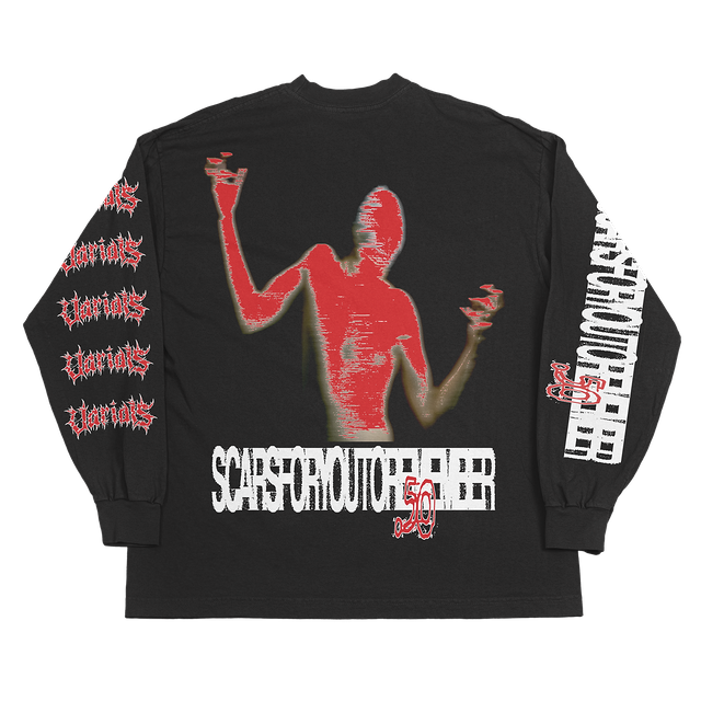 "Red Shadow" Long Sleeve T-Shirt