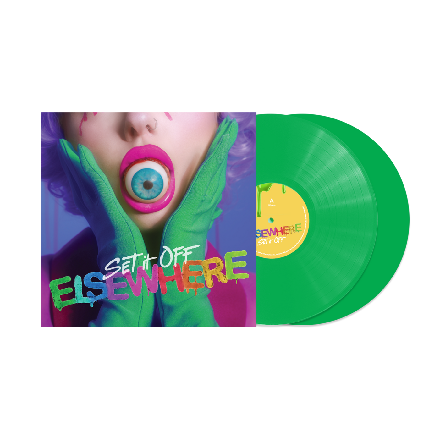 "Elsewhere" Neon Green Vinyl