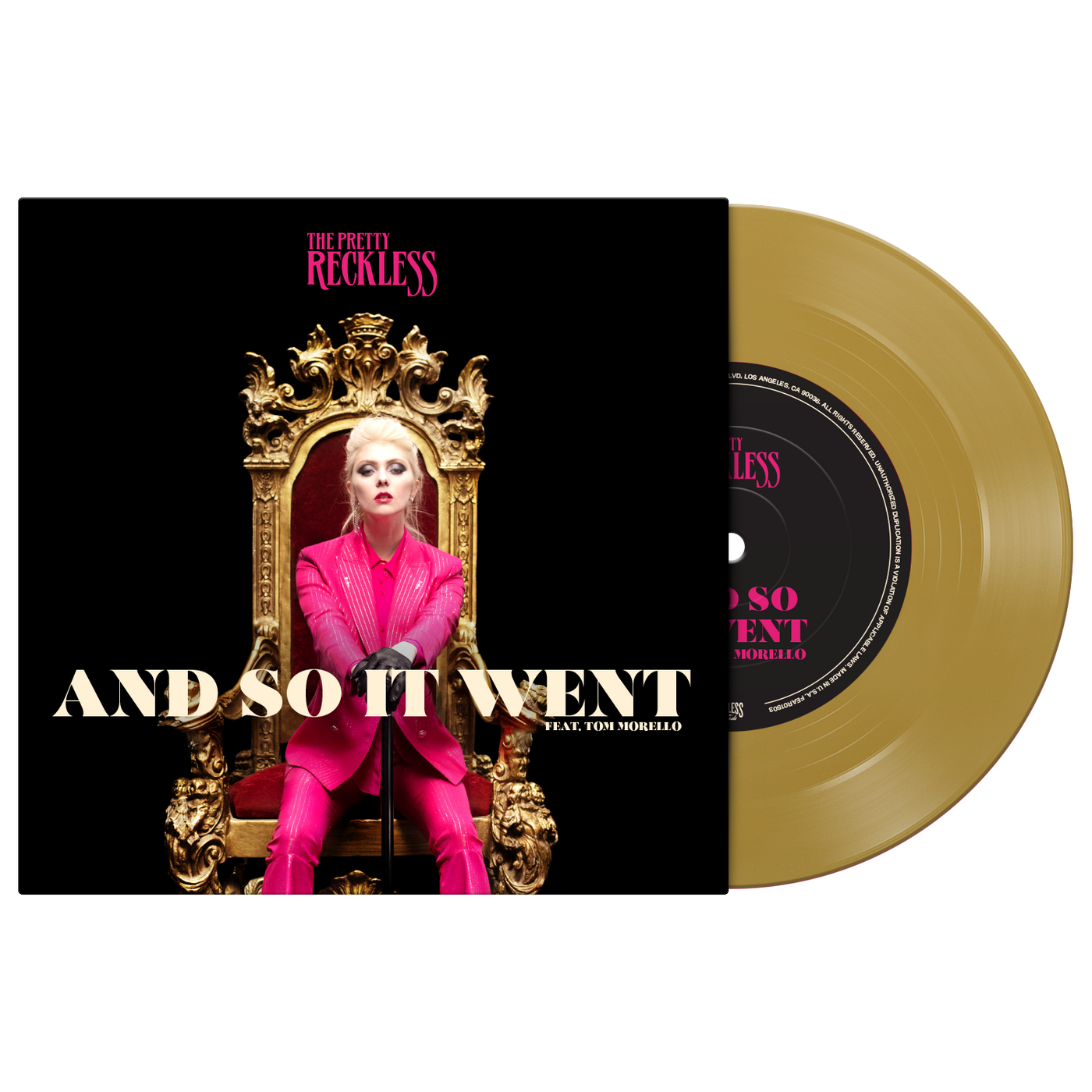 And So It Went Metallic Gold 7"