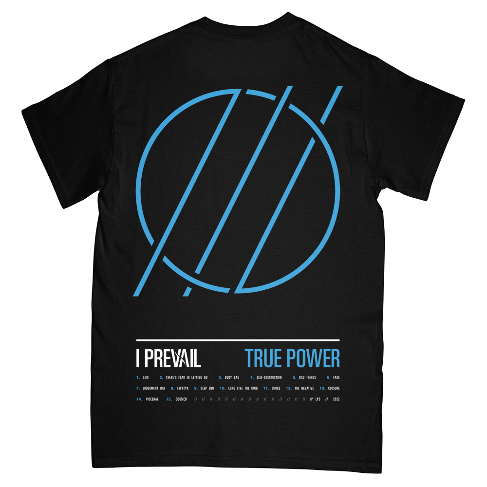 "TRUE POWER Track List" T-Shirt