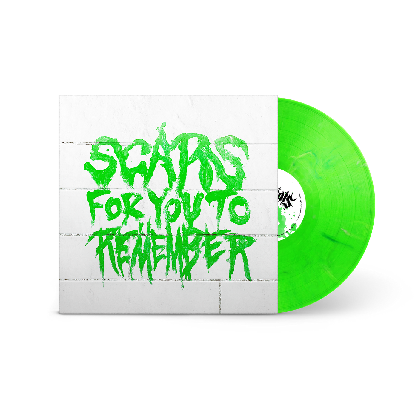 "Scars For You To Remember" Neon Green Marble Vinyl