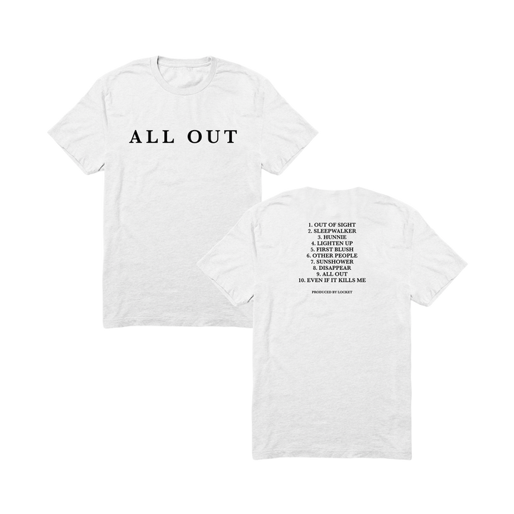All Out Tracklist Tee